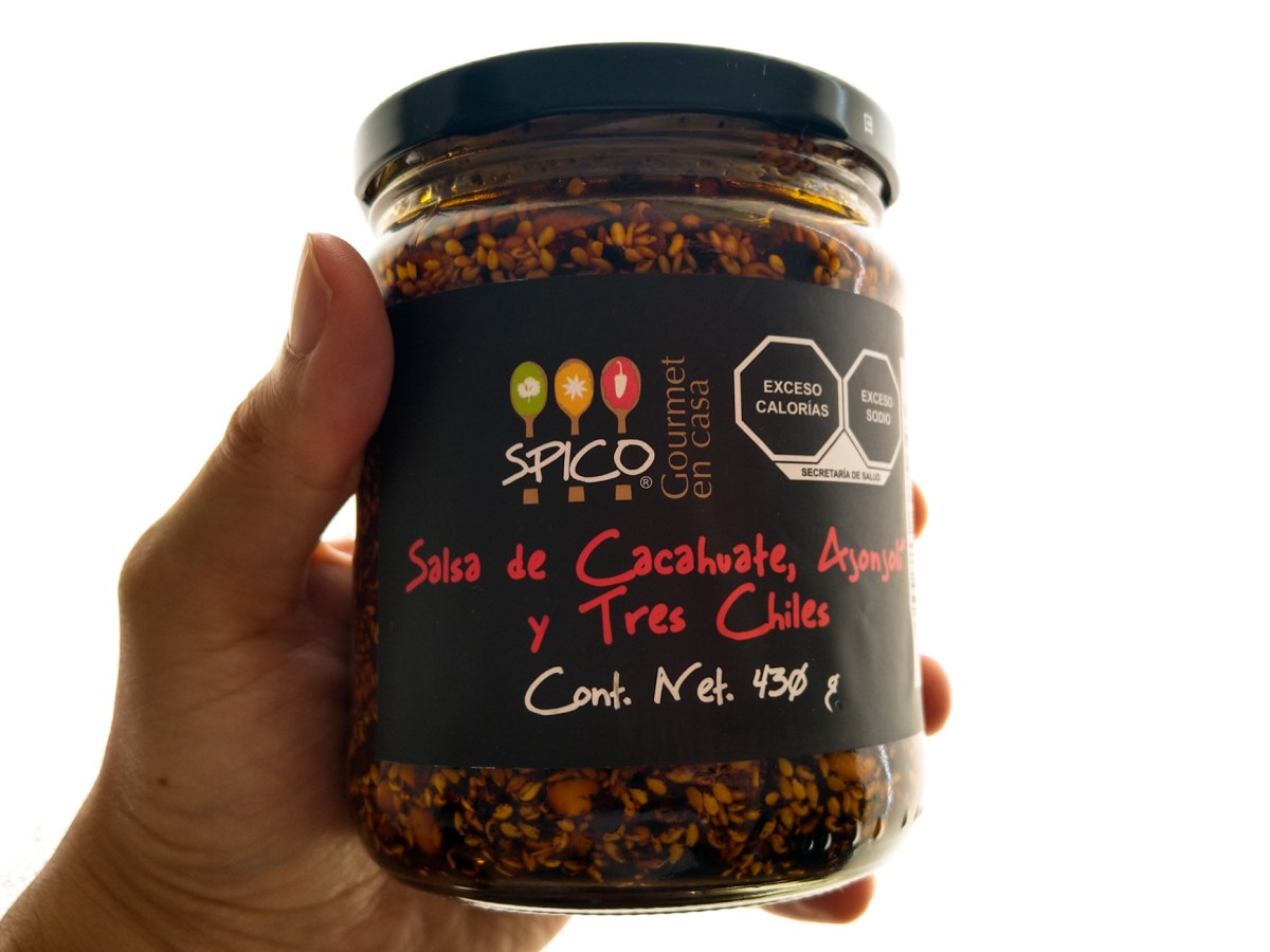 Nueva presentación GRANDE: Salsa de Cacahuate, Ajonjolí y Tres Chiles SPICO –&nbsp;430g